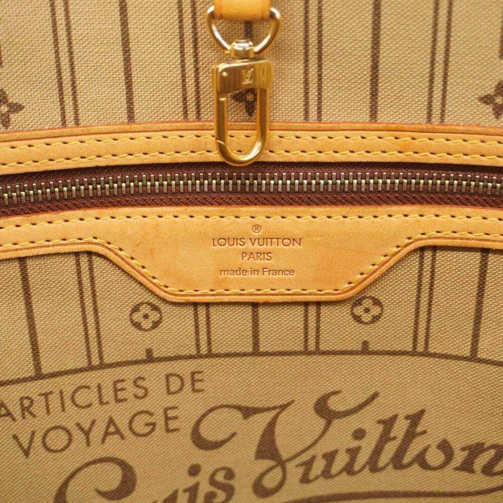 LOUIS VUITTON Brown Monogram Neverfull MM Tote Bag - Picture 5 of 11